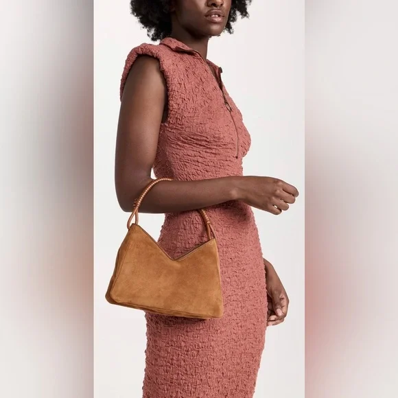 Staud Valerie Tan Suede Hobo Bag - Picture 5 of 5